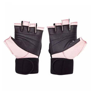 Venta caliente Nueva llegada Entrenamiento de ejercicio Logotipo personalizado Medio dedo Fitness Gimnasio Guantes de levantamiento de pesas - Product Image 2