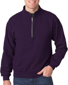 Sudadera de Jersey de gran tamaño personalizada para hombre de talla grande 1/4 con cremallera de medio cuarto logotipo frontal de algodón 350-400 Gms de peso - Product Image 6