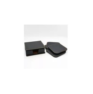 Sublimation Brown Leather Tea Stone <b>Coasters</b> Set Leather Beer Bulk Leather <b>Coaster</b> <b>for</b> <b>Drink</b> and at Low Price - Product Image 3