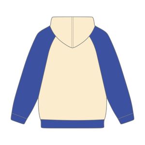 Sigma Gamma Rho corps neutre bleu manches raglan pull à capuche coton SGRho sororité grecque personnalisé Divine Nine HBCU vêtements - Product Image 3