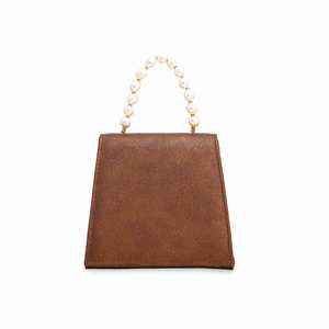 Sac à bandoulière décontracté marron Style Preppy P55607 fermeture à glissière à poignée unique étanche et portable pour l'été et l'hiver - Product Image 1