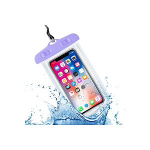 Pochette étanche universelle pour téléphone portable de taille standard de la marque Zore, couleur violette, pour la natation et la plongée - Product Image 1