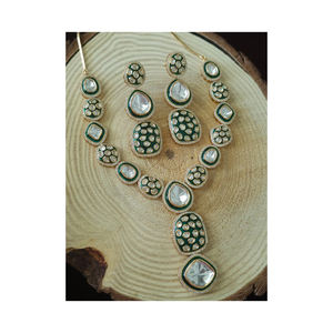 Mejor precio al por mayor de alta calidad de la boda india Kundan conjunto de joyería de moda conjuntos de joyería para las señoras - Product Image 3