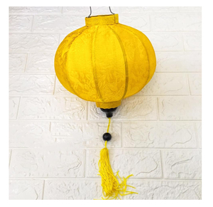 Offre Spéciale pour le produit de la mi-automne Hoi an lanterne en soie en tissu de flocage de bambou vietnamien lampe orientale étanche - Product Image 2