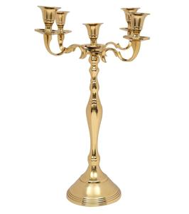 Meilleur bougeoir design Centres de table de mariage dorés Candélabres Candélabres Super qualité Bougeoirs en métal design - Product Image 4