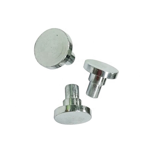 Remache de Cabeza Plana de Acero Endurecido, Galvanizado en Zinc Blanco, Personalizado, No Estándar, MOQ Bajo, M3 DIN - Product Image 1