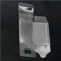 Petite boîte de rangement en PVC transparente, boîte d'emballage pour colle, boîte pliable en plastique écologique