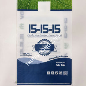 Bolsas laminadas BOPP tejidas con impresión personalizada de fábrica de Vietnam, acabado brillante o mate para embalaje de fertilizante de alimentación de arroz - Product Image 1