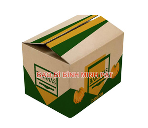 ขายส่งกล่องของขวัญคราฟท์แบบพกพากล่องบรรจุภัณฑ์ลูกฟูกสําหรับกล่องกระดาษผลไม้กล้วย - Product Image 5