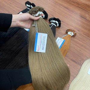 Vente Flash Kératine Cheveux Pointe Plate Usine En Gros 100% Extension de Cheveux Humains Top 1 Du Vietnam - Product Image 4