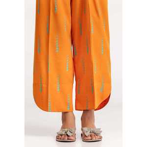 Ensemble Coordonné en Polyviscose Imprimé au Bloc IPS-24-105 Coupe Décontractée Quotidienne Col Mandarin Taille Élastique Respirant - Product Image 6