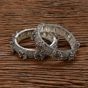 กำไลสองชิ้นสไตล์บอลลีวู้ดชุบสารออกซิไดซ์ล่าสุด - Product Image 1