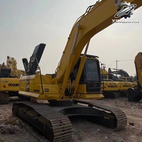 Excavatrice sur chenilles Komatsu PC240, 24 tonnes, excavatrice hydraulique moyenne, moteur SAA6D107, d'occasion, japonaise, pour travaux de construction lourds