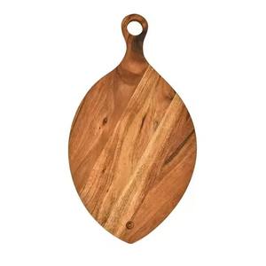 Planche à découper en bois d'acacia écologique, rectangulaire, pour steak, bloc à découper pour la cuisine - Product Image 6