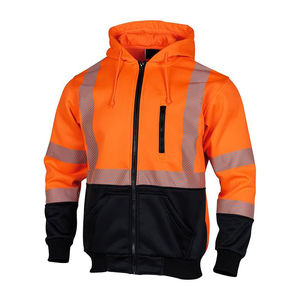 Chaqueta reflectante de seguridad de poliéster personalizable, manga larga, a prueba de viento, Multicolor, alta visibilidad, trabajo, invierno, transpirable, alta visibilidad - Product Image 4
