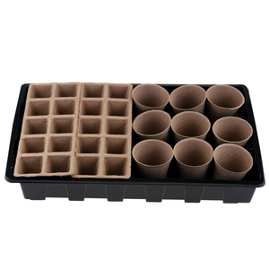 Kit de démarrage pour semis en plastique biodégradable, pots rectangulaires pour serre, plateaux de semis pour pépinière, lot de plateaux de semis - Product Image 5
