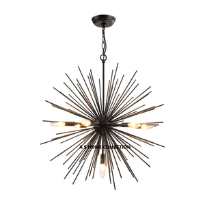 Design simple hôtel classique lustre hôtel hall décor béton Unique bougie pot taux de gros - Product Image 3