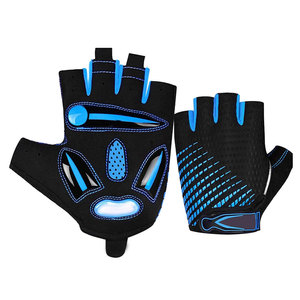Guantes de medio dedo deportivos personalizados para hombres, guantes de entrenamiento para ciclismo, Fitness, gimnasio, prendas de vestir exteriores, guantes de ciclismo - Product Image 1