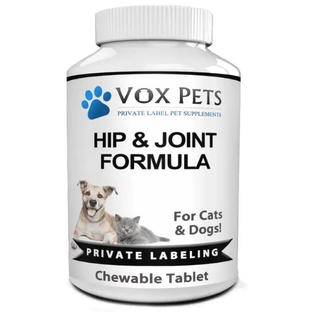 Vox nutrition에 의하여 애완 동물 합동 공식을 발송하는 준비는 애완 동물 뼈 건강 지원을 위한 연골 합동 지원의 재건을 지원합니다
