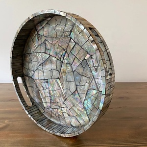 Plateau de service d'incrustation en nacre, personnalisé, nouvelle conception, meilleure qualité, fabriqué à la main du Vietnam, vente en gros - Product Image 1