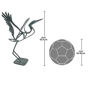 Escultura Metálica de Alta Gama Hecha a Mano, Diseño de Figura Decorativa para Pared/Mesa, Decoración del Hogar, Zahid Exports - Product Image 3