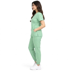 Parfait pour les infirmières, les médecins, les cliniques, les femmes : uniforme médical léger, confortable, respirant, design de vêtements de travail. - Product Image 6