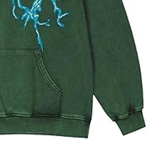 Sweat-shirts tendance pour hommes, délavés, mode décontractée, surdimensionnés, séchage rapide, sweat-shirts délavés, téléchargés par Dress Sports - Product Image 3