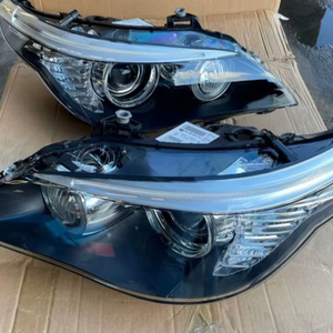 Faros Delanteros LED Angel Eyes para BMW E60, Anillo Halo, DRL, Proyector, Conjunto de Faros |   Piezas de Iluminación Automotriz de Posventa - Product Image 1