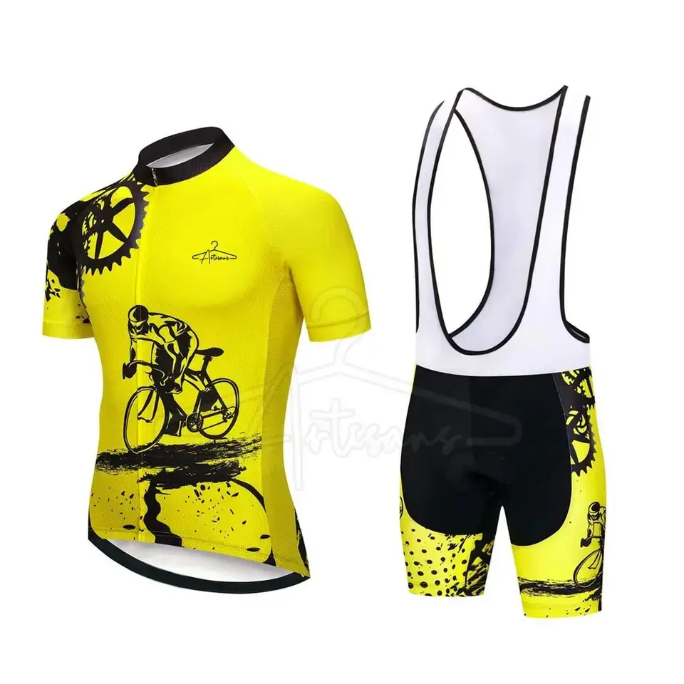 Hot Selling Pro Cycling Suits Cycling Apparel Men Cyclist Wears Cycling Bib Shorts And Jersey Sets By Rooftop Industry