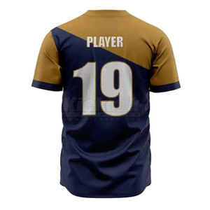 Uniforme de baseball professionnel pour hommes, tissu en polyester léger et respirant, personnalisable, vêtements de sport pour l'entraînement et les matchs d'équipe - Product Image 6