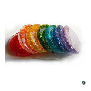 Precio al por mayor Chips de piedra natural Posavasos de orgón Posavasos de orgonita de la mejor calidad para regalo Decoración del hogar - Product Image 2