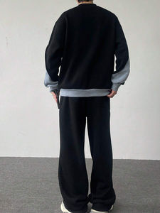 Survêtements lourds personnalisés de haute qualité pour hommes ensemble de vêtements de mode et de sport survêtement de sport Slim Fit - Product Image 5