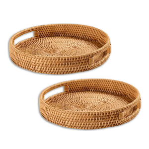 ผลิตภัณฑ์ชั้นนำสร้างพื้นที่ที่สะดวกสบายและเป็นระเบียบพร้อมถาดหวายสานที่สวยงามส่งออกจากเวียดนาม - Product Image 1