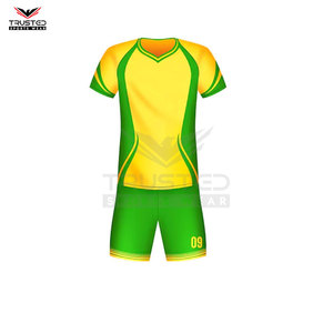 Pakistan Manufacturer's High Quality Breathable 100% <b>Polyester</b> Anti-Bacterial Soccer Uniform Set Custom Logo Color Soccer Wear - Product Image 4