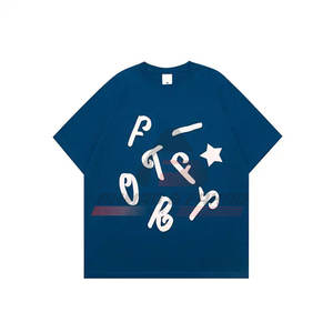 Diseñe su propio logotipo Superventas Hombres Puff Impresión Camisetas Secado rápido Transpirable Puff Impresión Camisetas - Product Image 2