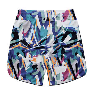 Pantalones cortos vintage de baloncesto de malla de cuerda oculta de calle alta de moda de impresión de diseño personalizado con bolsillos con cremallera - Product Image 1