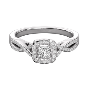 Anillo de Diamante Cultivado en Laboratorio con Oro de 18K para Mujer - Diseño Brillante - Product Image 1