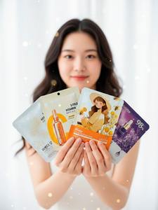 Maschera Viso in Foglio al Miele e Riso con Vitamina C, Idratante e Illuminante, con Acido Ialuronico, Minerali e Glicerina, Funzioni Rivitalizzanti - Product Image 2