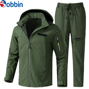 Conjunto de Ropa para Hombre de Moda, Chaqueta Cortavientos, Otoño Invierno, Talla Grande, Chaqueta Informal, Conjunto de 2 Piezas con Pantalones, Chándal Personalizado para Hombre - Product Image 5