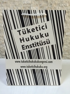 Sacs de courses en papier Eurotote personnalisés, imprimés offset, de luxe, écologiques, recyclables, avec poignées à cordon pour les produits ménagers - Product Image 2