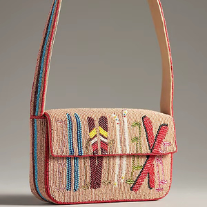 Sac à main élégant en perles de graines faites à la main, avec la meilleure couleur et le meilleur design, broderie élégante pour les fêtes et les mariages, sacs à bandoulière pour femmes - Product Image 1