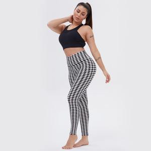 Conjunto de ropa de entrenamiento de 2 piezas para mujer Sujetador deportivo con espalda cruzada y pantalones de yoga de cintura media sin costuras Patrón sólido para correr Ejercicio de gimnasio - Product Image 5
