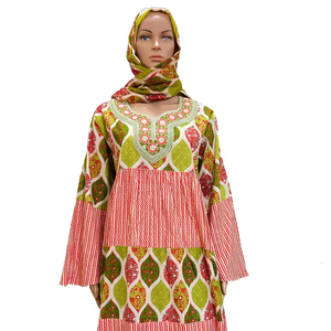 Modern Designed Abaya Cotton Printed Long Maxi <b>Kaftan</b> Fancy Gown with Wearing Uses with Breathable Pure Cotton Womens Abaya - Product Image 1