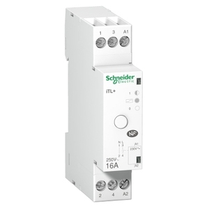 Relè a Impulsi SCHNEIDER ELECTRIC A9C15032 ITL+ 1P+N 1NO-16A, Bobina 230 VAC 50Hz - Product Image 1