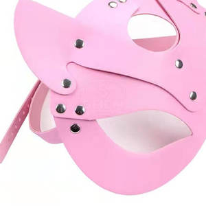 หน้ากากหนังคุณภาพพรีเมียม ราคาขายส่ง ออกแบบมาสำหรับอุปกรณ์พันธนาการ พร้อมหน้ากากหนังเรียบเนียน - Product Image 4