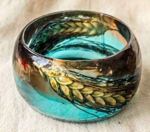 BANGLES Fine Jewelry Fine Bracelets & Bracelets Fine Chain & Link Bracelets Acrylique Résine Fleur Bracelet Bracelet Bijoux pour - Product Image 4