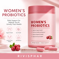 Probiotiques naturels à base de plantes pour la santé féminine, extrait de canneberge, antioxydant, soutien beauté, flore vaginale et soin intestinal, capsules quotidiennes