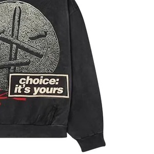 Sudaderas con Capucha para Hombre, Estilo Urbano Otoñal, Bolsillo Sólido, 250 g/m², 100 % Poliéster, Tela de Felpa, Logotipo Personalizado Bordado, Estilo Vintage, Talla Grande, MOQ Bajo - Product Image 3
