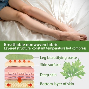 OEM 30Pcs/Kotak Stiker Herbal Wormwood Pelangsing Perawatan Nyeri Kaki Perlindungan Kaki/Lutut Lansia & Penurunan Berat Badan Pembentukan Kecantikan Patch Kaki - Product Image 4