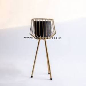 Juego de 3 tamaños diferentes, oro pulido, eventos de boda, decoración de macetas y macetas, suministros para el hogar y el jardín, macetas - Product Image 4